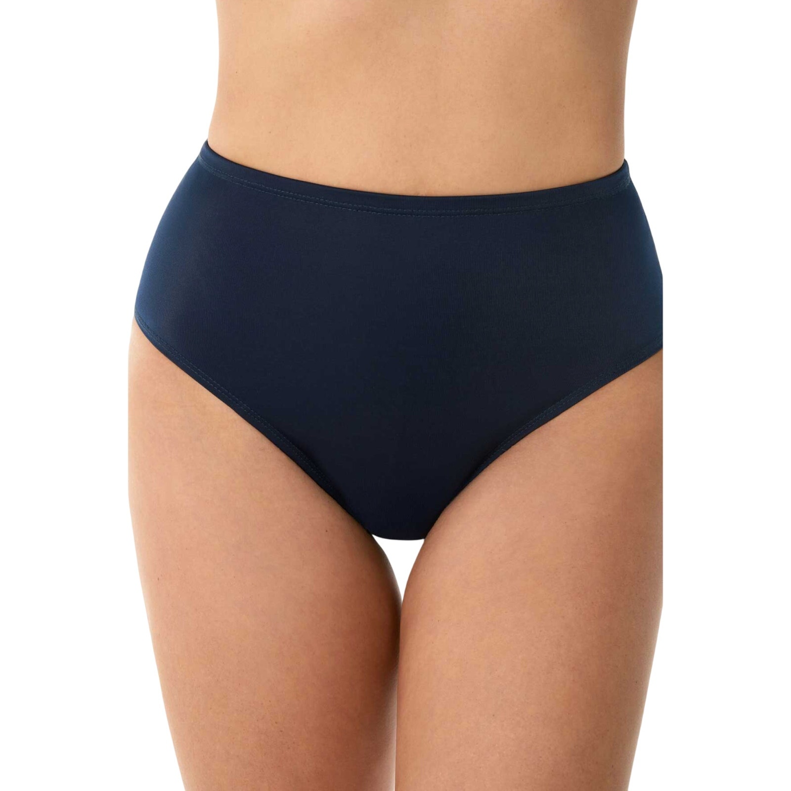 Miraclesuit Nwt Basic Pant Swim Bottom Midnight Blue Size 14 Slimming Coverage
